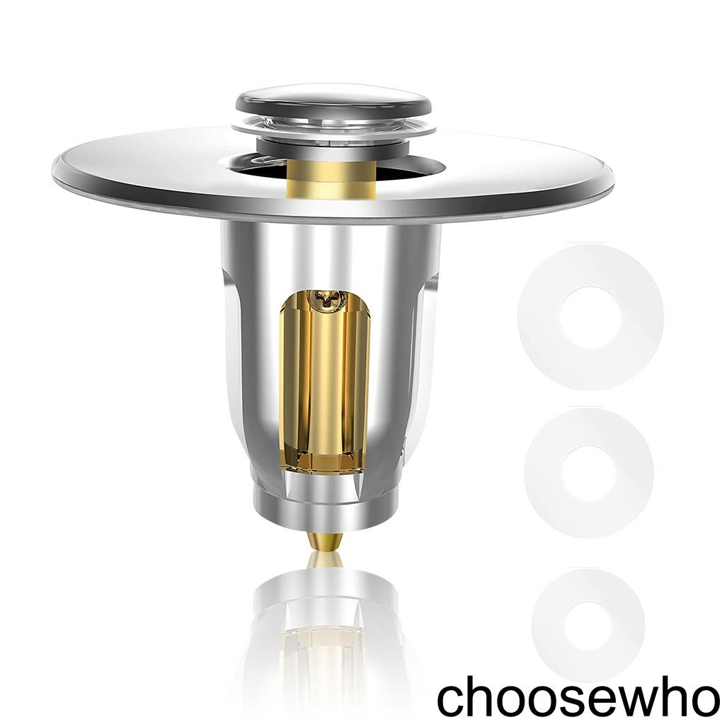 [CHOO] Sink Filter Pop Up 25-35mm Drain Strainer Stopper Brass Anti-clogging Basin Drainer Hair Catcher for Kitchen