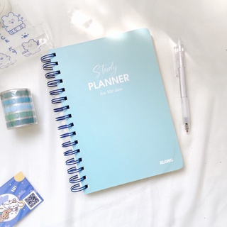 (COMBO SAVING) SỔ STUDY PLANNER KLONG, WASHI, STICKER BÚT GEL ĐEN TAKE NOTE BULLET JOURNAL