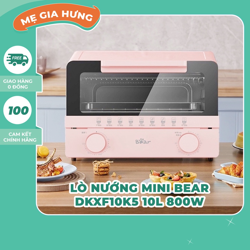 Lò nướng mini Bear DKXF10K5 10L 800W