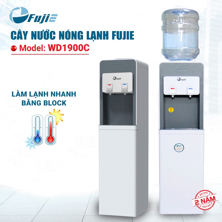 Cây nước nóng lạnh 2 vòi Fujie WD1900C