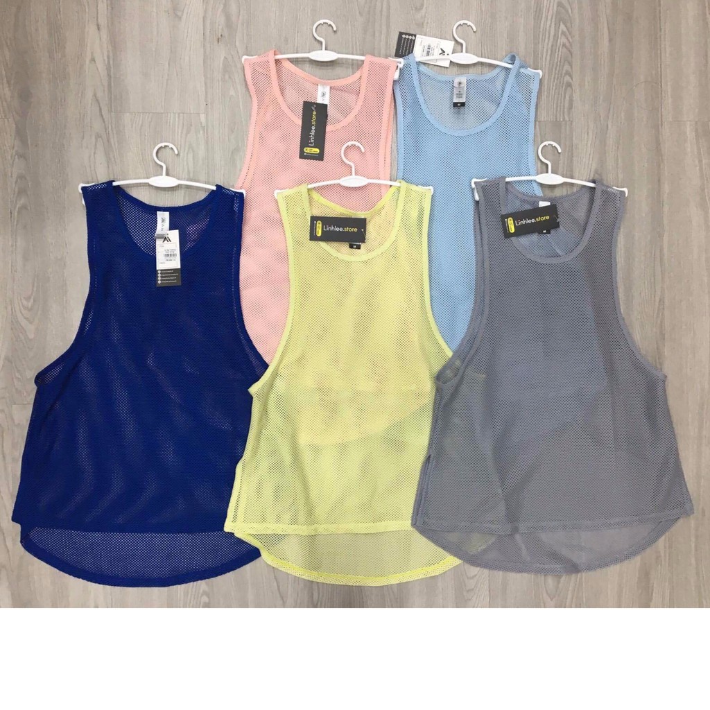 Áo Tank top lưới (3 màu) - Áo tập gym