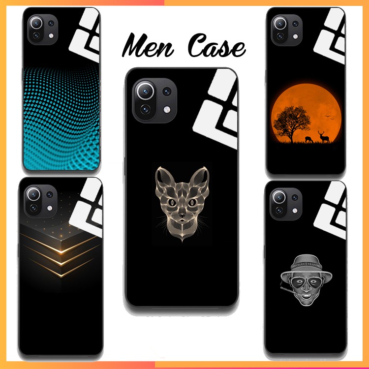 Ốp Xiaomi Mi 11, Mi 11 lite Lưng kính cường lực cao cấp, Sang trọng