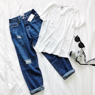 Thun cổ tròn chất 100% cotton