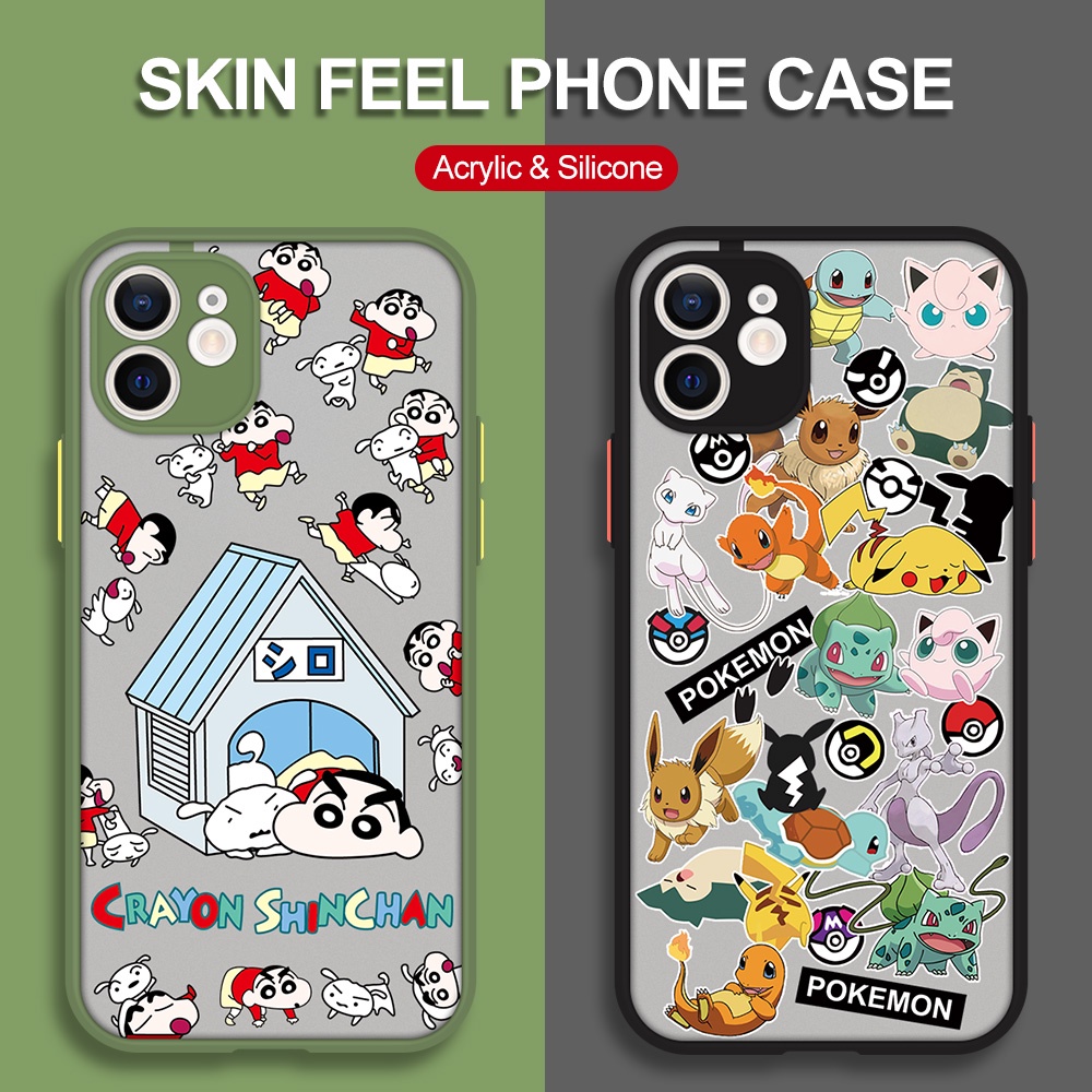Ốp Điện Thoại Hình Pokemon Pikachu Cho Xiaomi Mi 11T 11 Lite Ultra Pro Poco X3 NFC M3 M4 F3 Mi 9 10T Redmi Note 7 8 10S