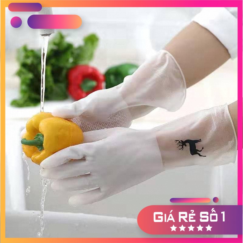 Găng tay cao su hình hươu siêu dai siêu bền