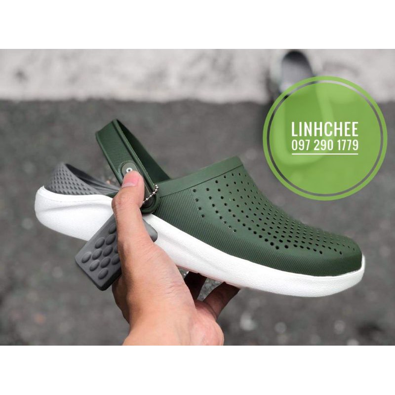  Dép Sục Literide màu Rêu mẫu mới 2020., hàng full box | BigBuy360 - bigbuy360.vn