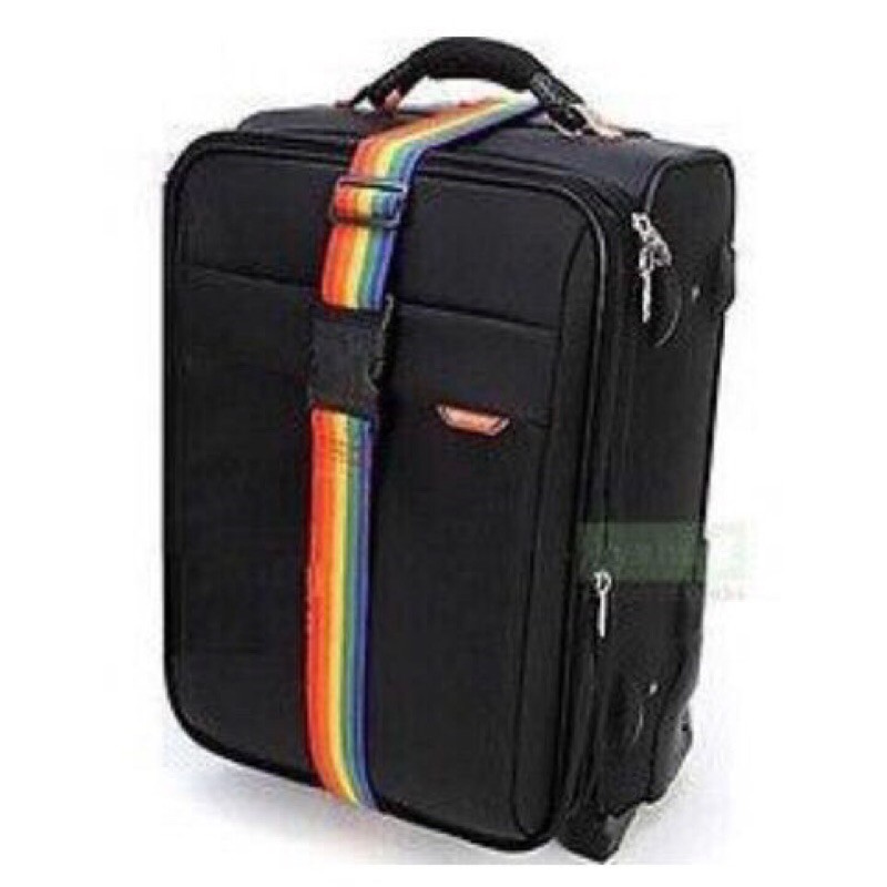 Dây Đai Vali 7 Sắc Cầu Vồng Có Thể Điều Chỉnh Dài 2m Loại Tốt - Lucky Girl shop