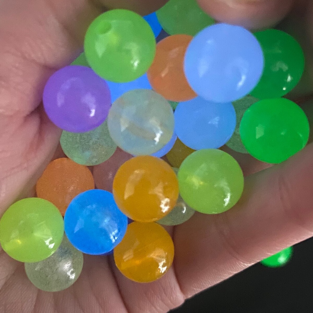 Chuỗi hạt nhựa bằng acrylic 6-12mm nhiều màu sắc dùng để làm đồ trang sức thủ công