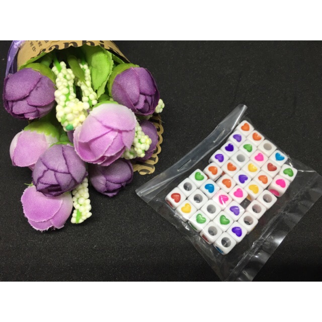 Hạt tim làm vòng tay (túi 10g)