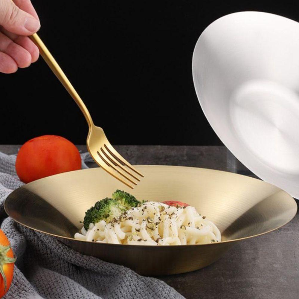 Đĩa Tròn Bằng Thép Không Gỉ 304 Tiện Dụng Cho Nhà Bếp