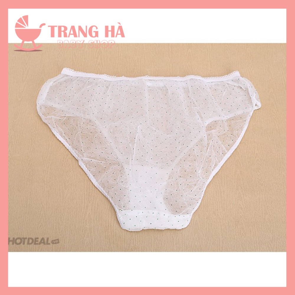 Set 5 Quần Lót Giấy Cao Cấp Baby Hiền Trang, Quần Lót Chính Hãng Cho Mẹ Mặc Một Lần Tiện Lợi FreeSize 45-70kg Lamkids