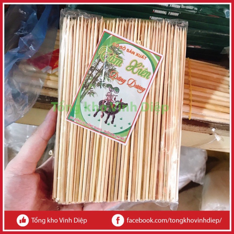 RẺ VÔ ĐỊCH 0.5kg tăm xiên que xiên thịt nướng, xúc xích, xiên viên đầu nhọn làm cành hoa sáp, hoa lụa, hoa giấy- phụ kiệ