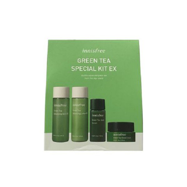 Bộ Kit Dưỡng ẩm chiết xuất Trà xanh Innisfree Green Tea Speacial Kit Ex