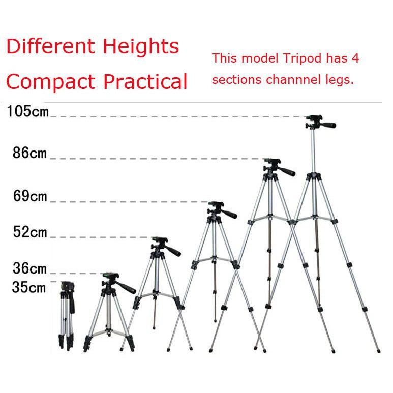 [XẢ KHO+FREE SHIP]  Giá đỡ cho máy ảnh và điện thoại Tripod TF-3110