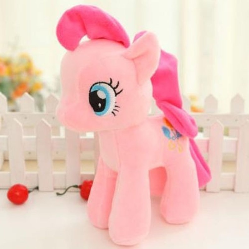 Thú Nhồi Bông Hình Con Ngựa Pony Mềm 25CM