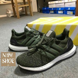 Giày Thể Thao ULTRA BOOST 3.0 Dark Green Màu Xanh Rêu (Hàng có sẵn)