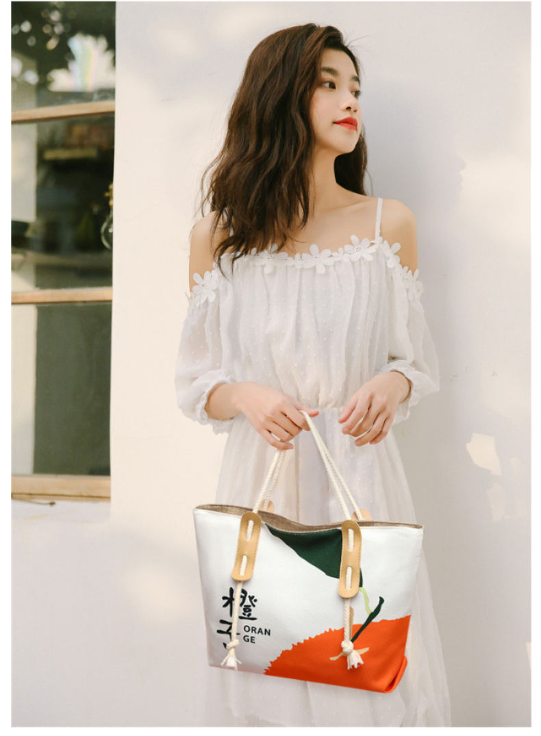 Cheap Women's Handbags Armpit Clamp Bags Cloth Bag Pretty Shoulder Bags Korean Denim Bag Tote Bag Canvas Shopping Bag Sling