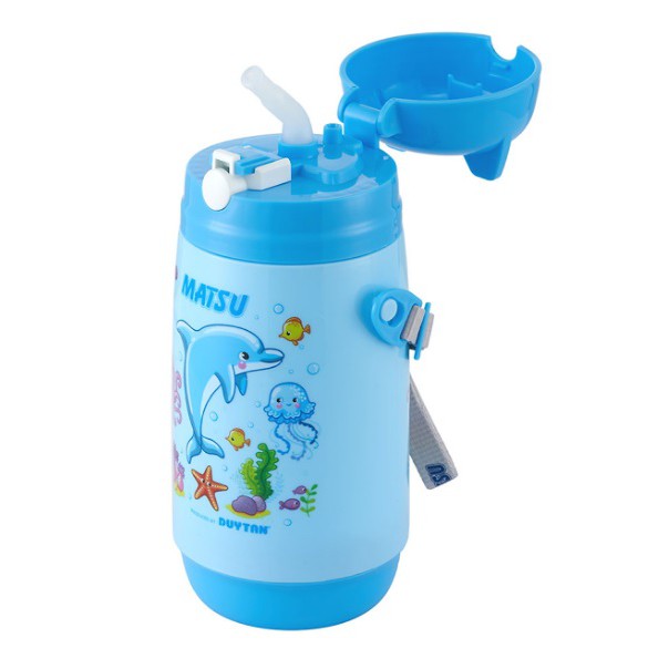 Bình nước học sinh nhựa DUY TÂN Matsu 400ml (9.5 x 8.4 x 20 cm) - 12811