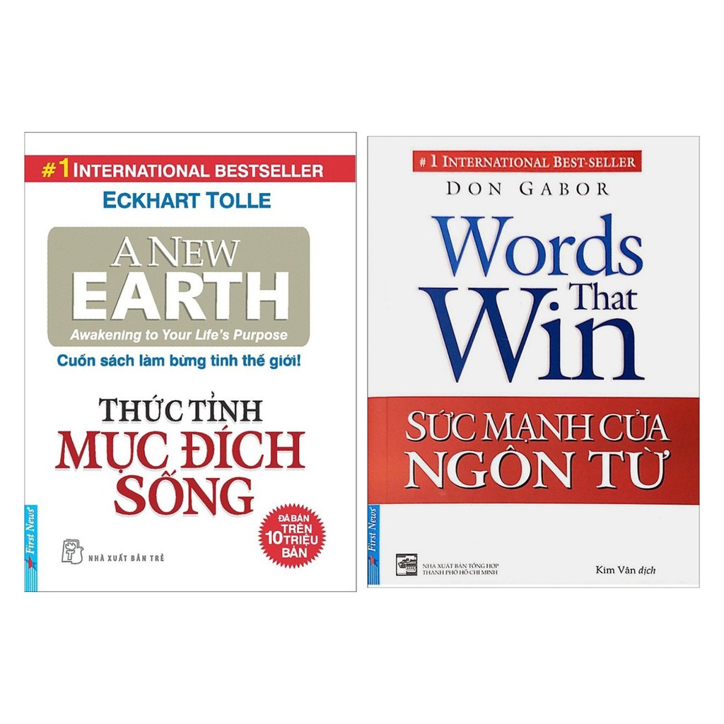 Sách Combo 2 Cuốn Thức Tỉnh Mục Đích Sống và Sức Mạnh Của Ngôn Từ