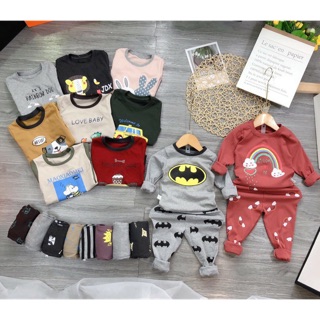 Bộ cotton len cho bé