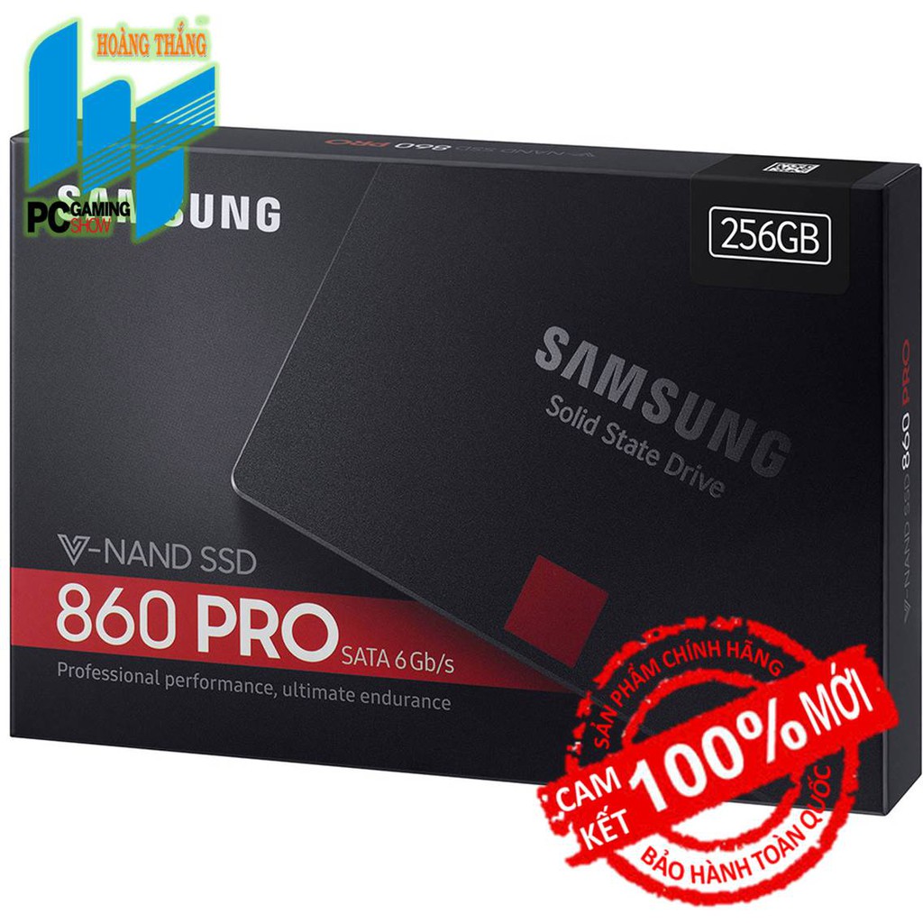 [Mã ELMS05 giảm 5% đơn 300k]Ổ cứng SSD Samsung 860 PRO 256GB 2.5&quot;