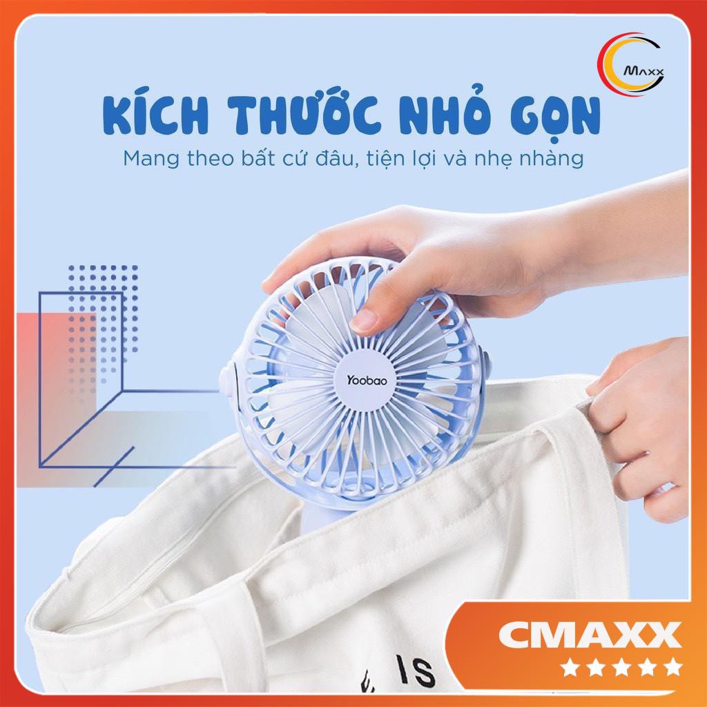 QUẠT MINI YOOBAO F04 6400mAh, SẠC TÍCH ĐIỆN SIÊU TIỆN DỤNG – GIA DỤNG CMAXX | BigBuy360 - bigbuy360.vn