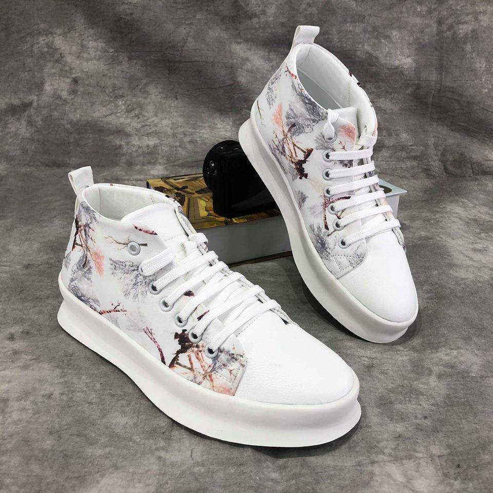 [Tặng Hộp, Tẩy trắng,  VIDEO] Giầy thể thao cổ cao Hàn Quốc | BigBuy360 - bigbuy360.vn