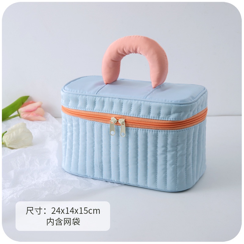 [Hàng mới về] Túi đựng mỹ phẩm nhỏ gọn sức chứa lớn 2021 mới cao cấp cho nữ