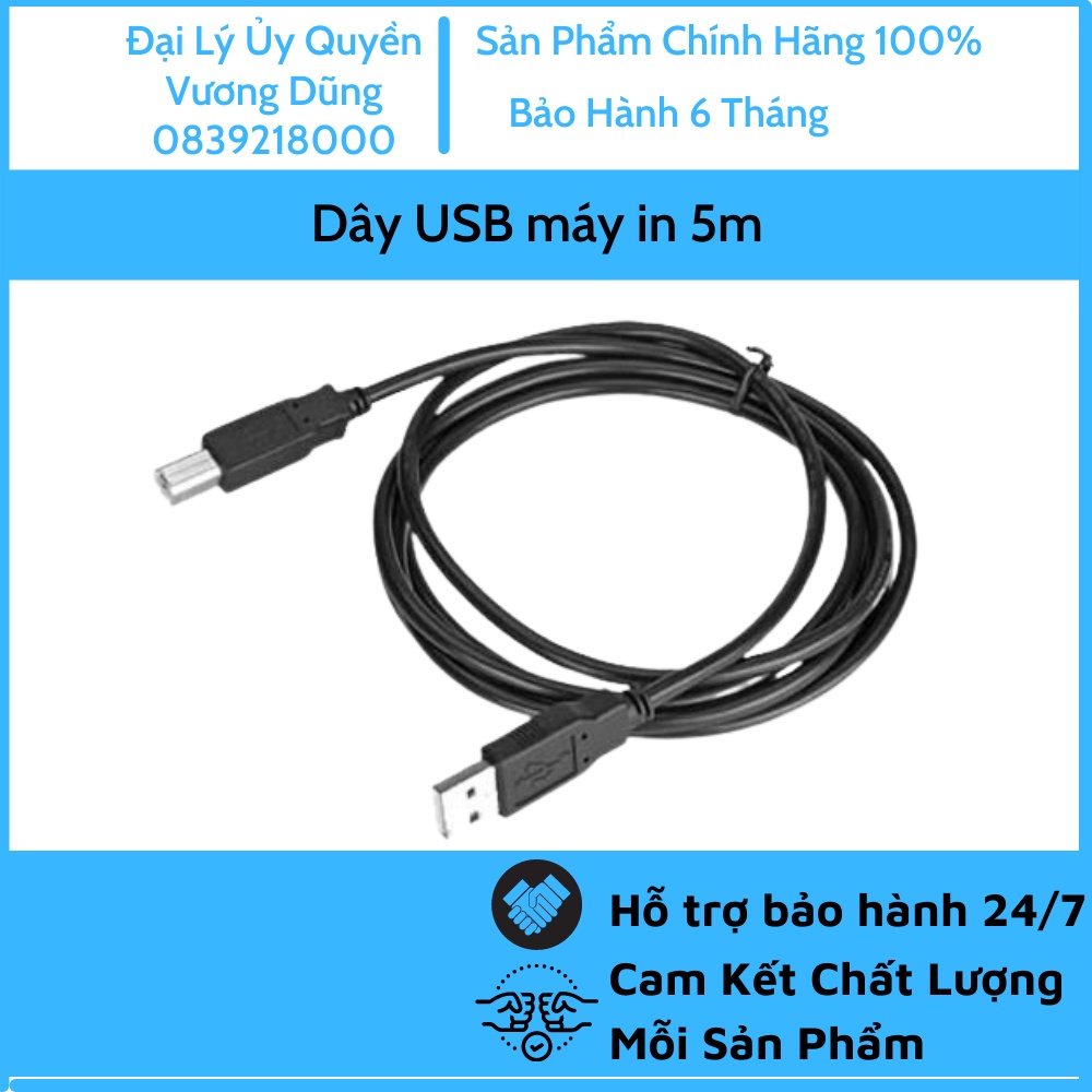 Dây USB máy in 5m