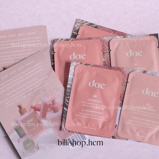 Sample 2x15ml - bộ dầu gội và dầu xả dae