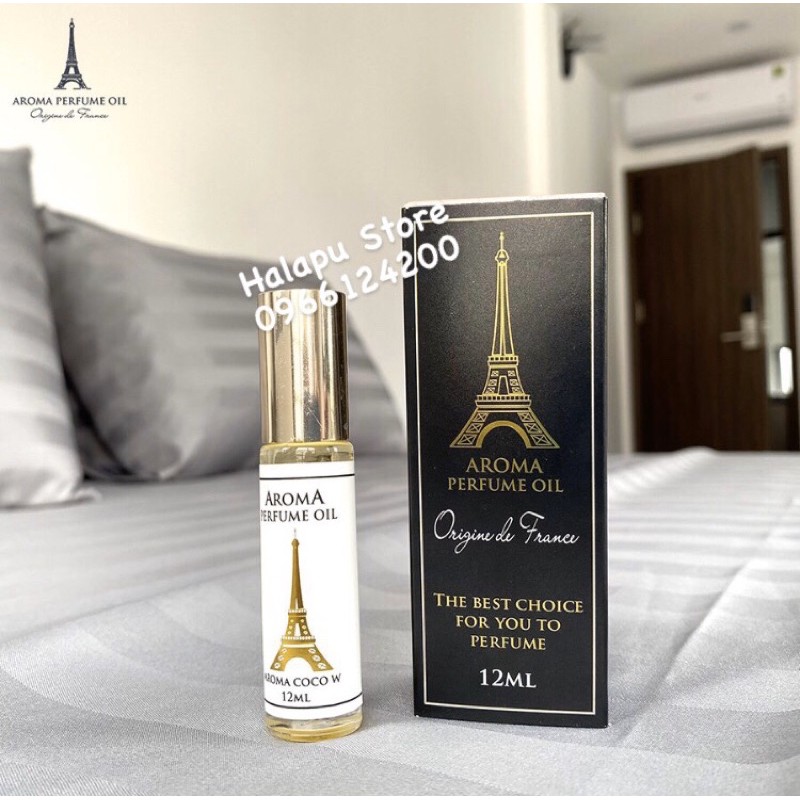 Nước Hoa Chanel, Tinh Dầu Nước Hoa Chanel Coco 12ml Dạng Lăn Tiện Dụng, Bám Mùi Siêu Lâu