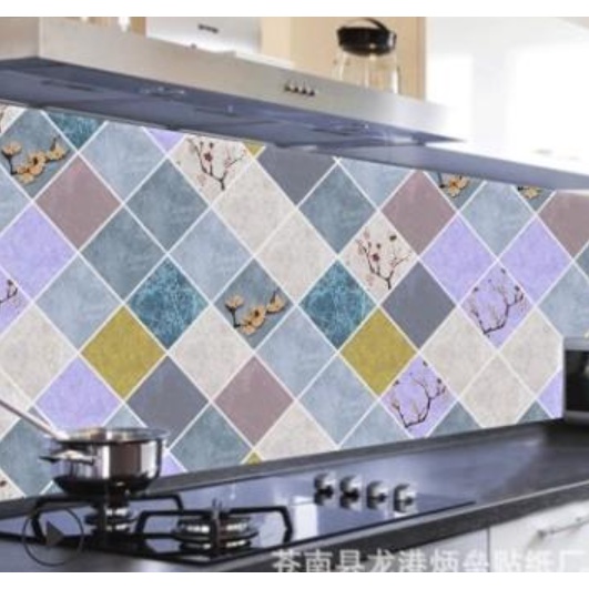 Decal dán bếp tráng nhôm cách nhiệt - Những màu sắc sậm màu