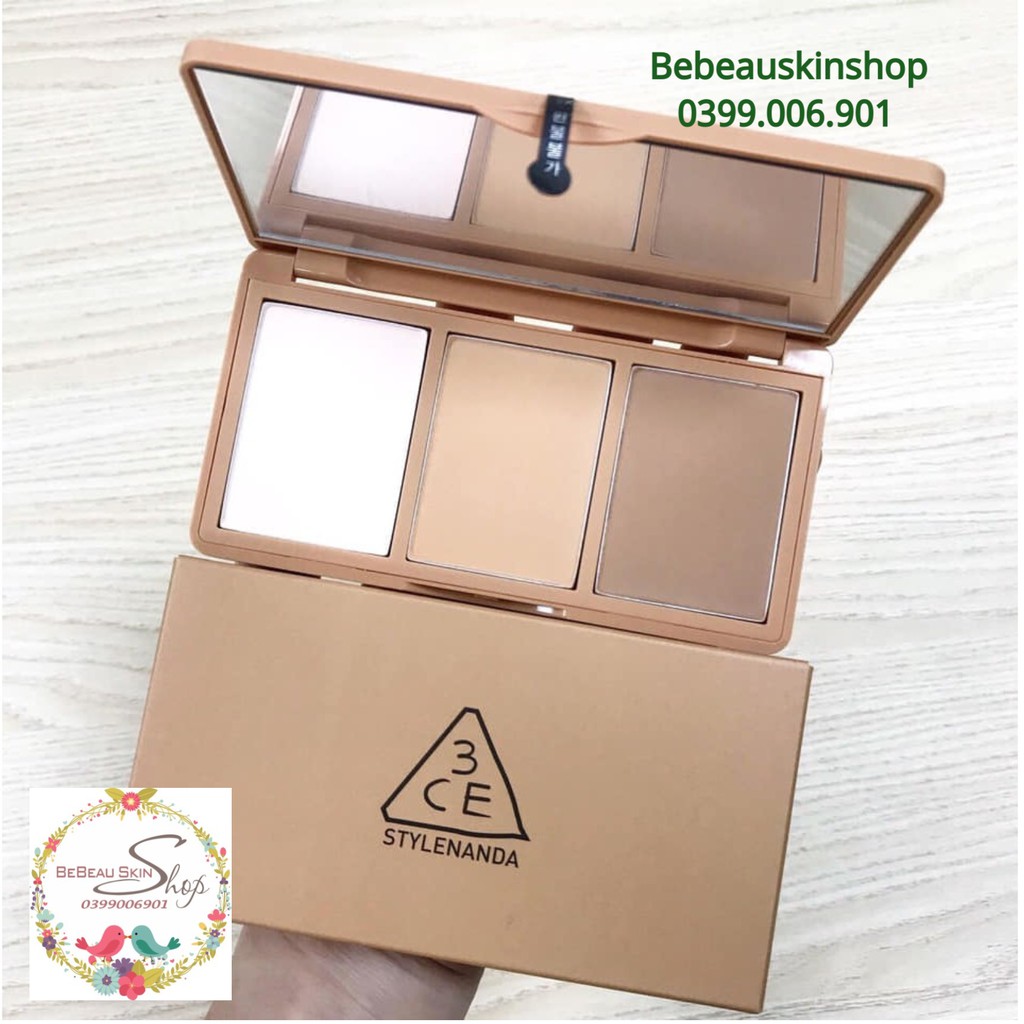 Highlight - Bảng Phấn Highlight Bắt Sáng 3CE Strobing Skin Palette