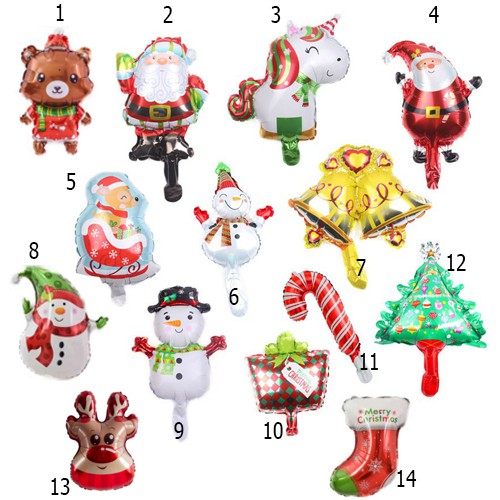 Bong bóng trang trí Noel