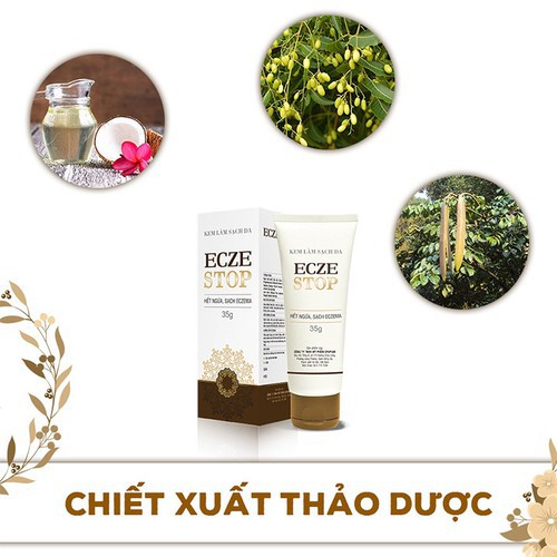 Eczestop tuýp 35g kem bôi giúp giảm ngứa, sạch eczema