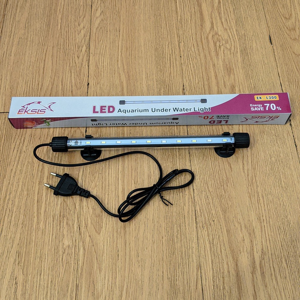 Đèn Led Dưới Nước 30 cm L-300 Ánh Sáng Trắng / Xanh Dương Trang Trí Bể Cá