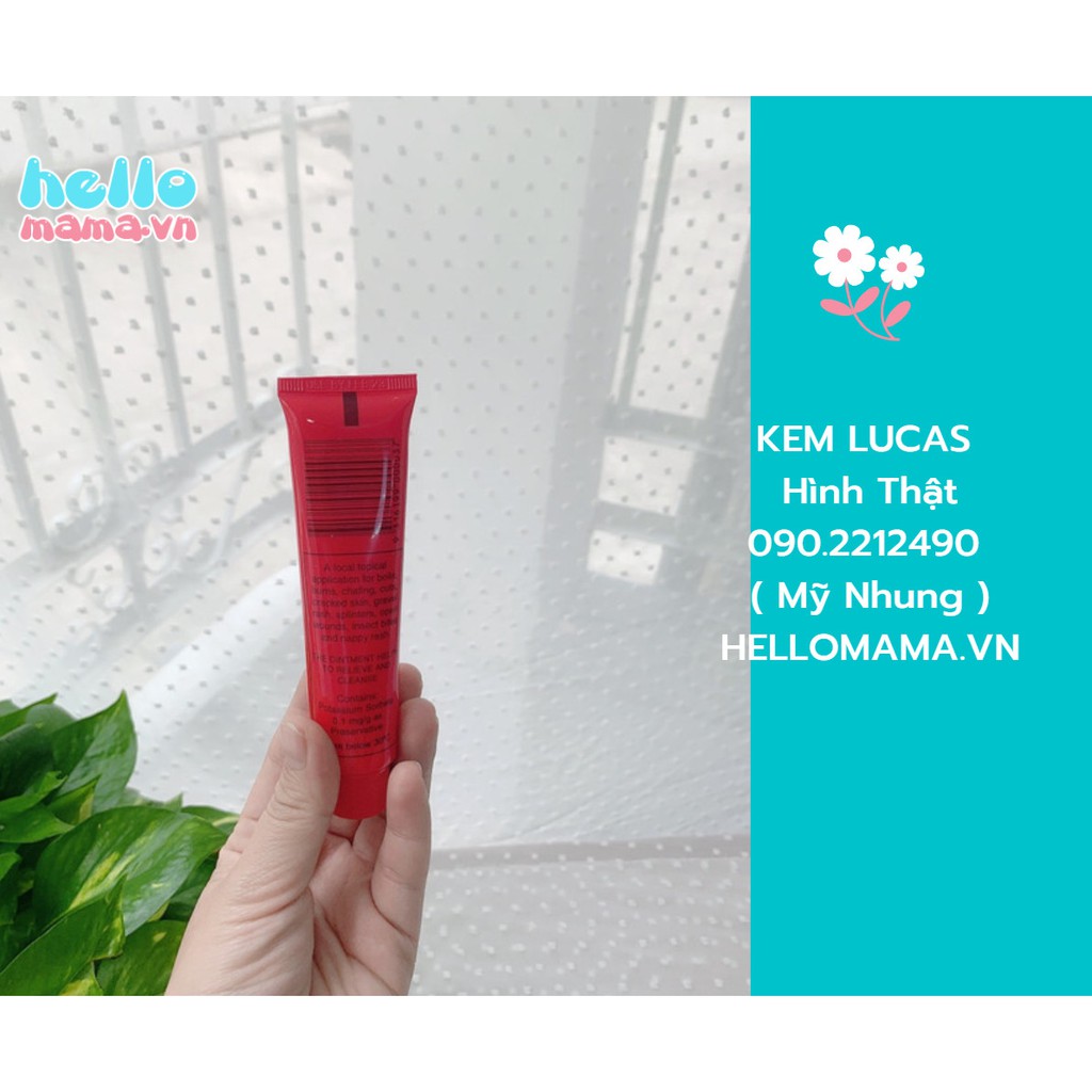 Kem gel đa năng Lucas Papaw Ointment chuẩn Úc giảm khô, nẻ, côn trùng đốt cho bé