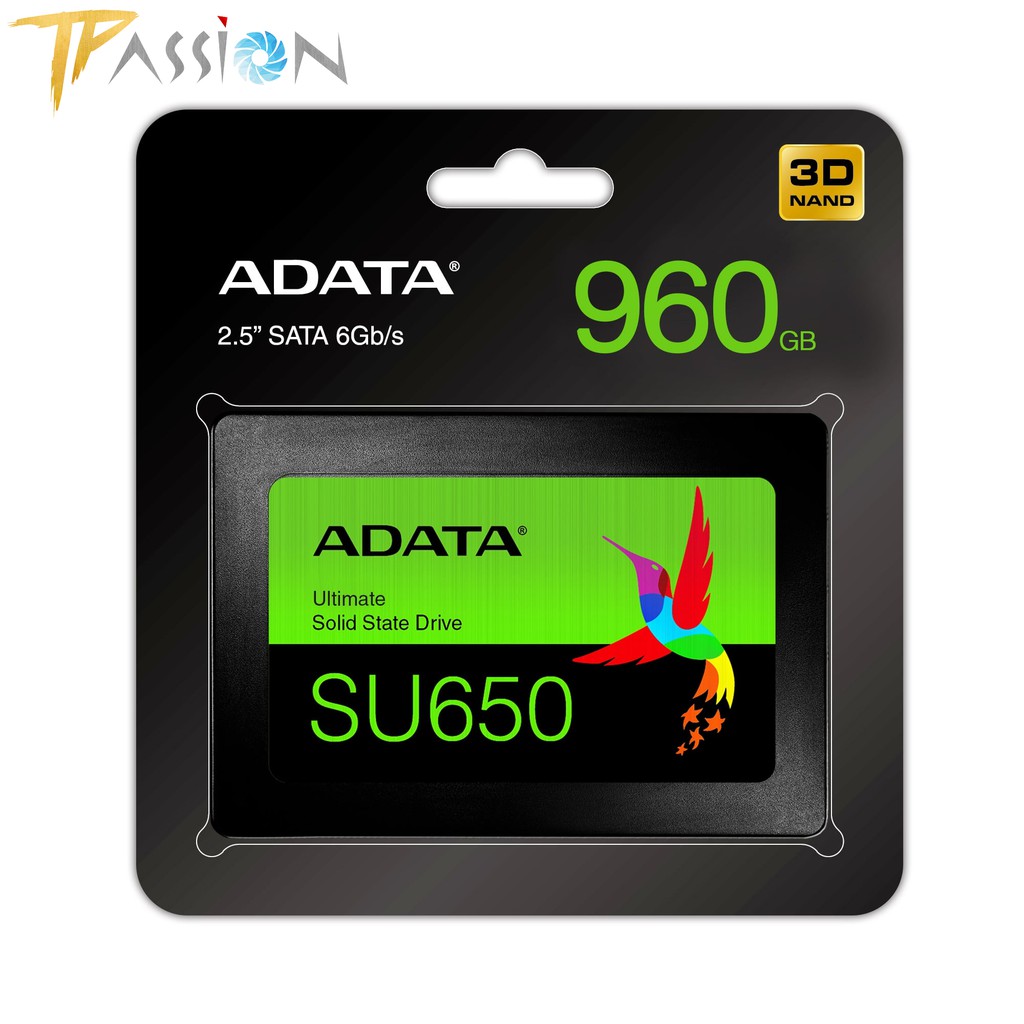 Ổ Cứng SSD 2.5 inch ADATA Ultimate SU650 - Bảo hành 6 năm 1 đổi 1 chính hãng, Sata III 6 Gbps, 3D NAND Flash