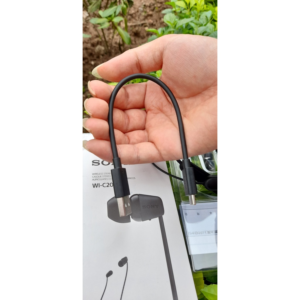 Tai nghe bluetooth thể thao Sony WI-C200 chính hãng - Bảo hành 12 tháng 1 đổi 1
