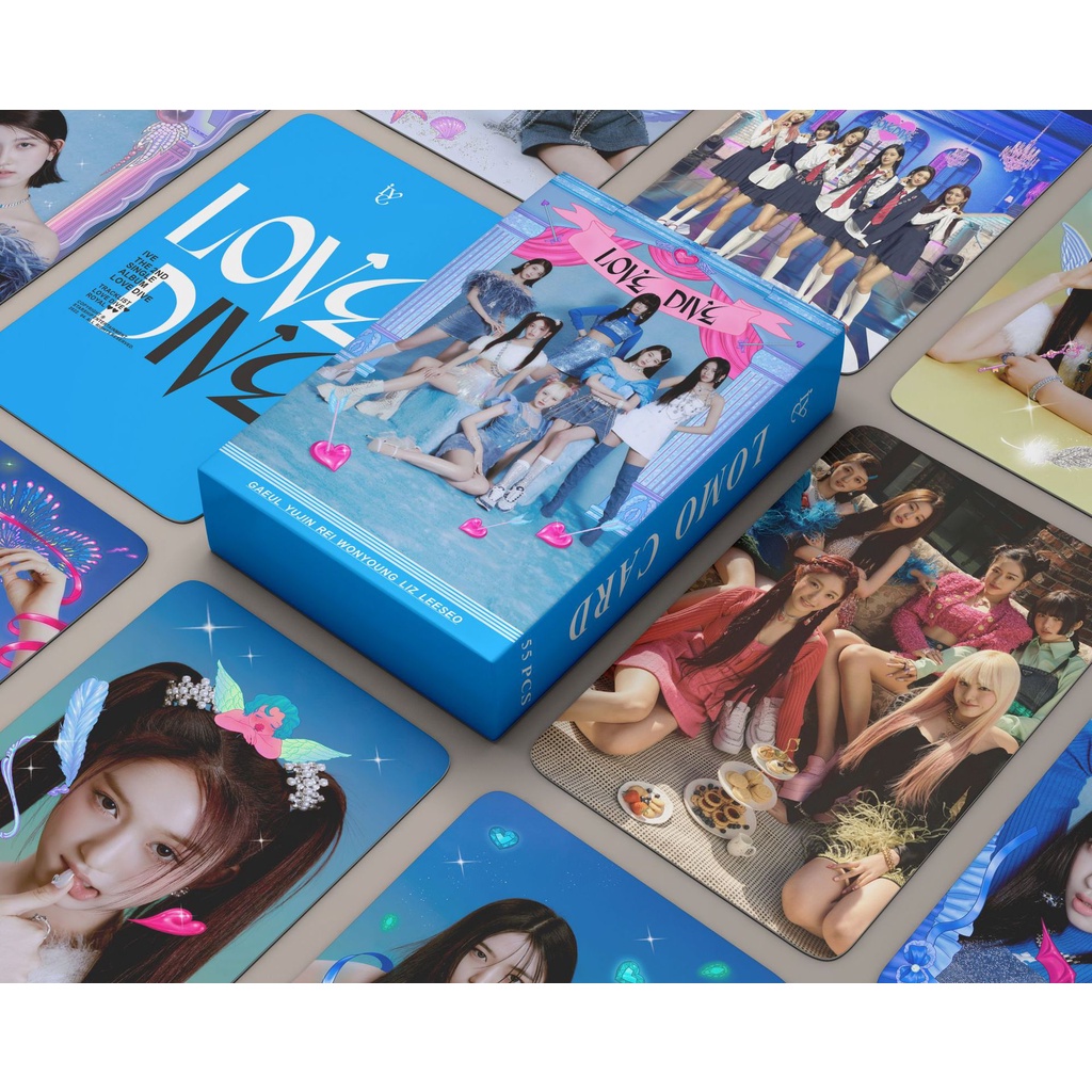 Hộp 54 Ảnh Lomo Card Nhóm Nhạc Kpop Ave Love Dive
