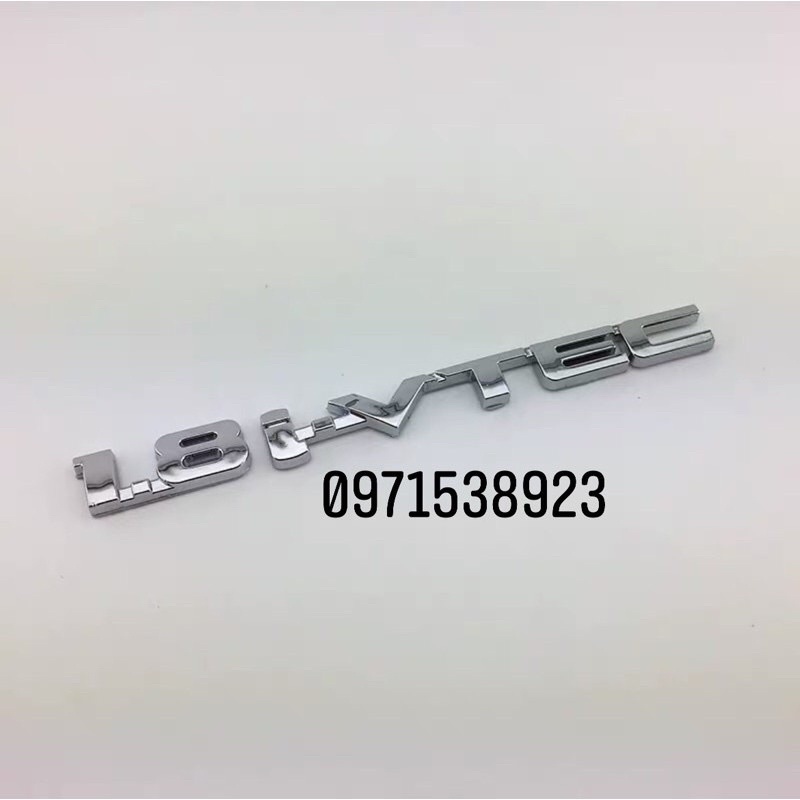 Bộ logo chữ nổi HONDA CIVIC 1.8 I-VTEC dán đuôi xe HONDA