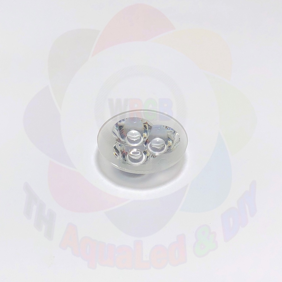 Chóa LED 3 chip, sử dụng cho mạch 3 chip dòng Led Luxeon, Gom ánh sáng thừa hiệu quả