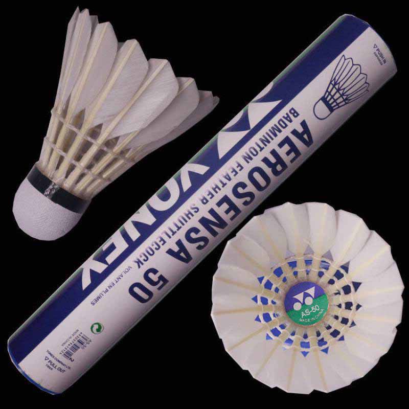 Yonex AS50 12pcs Badminton Shuttlecock Badminton balls Goose Feather 77 Speed
