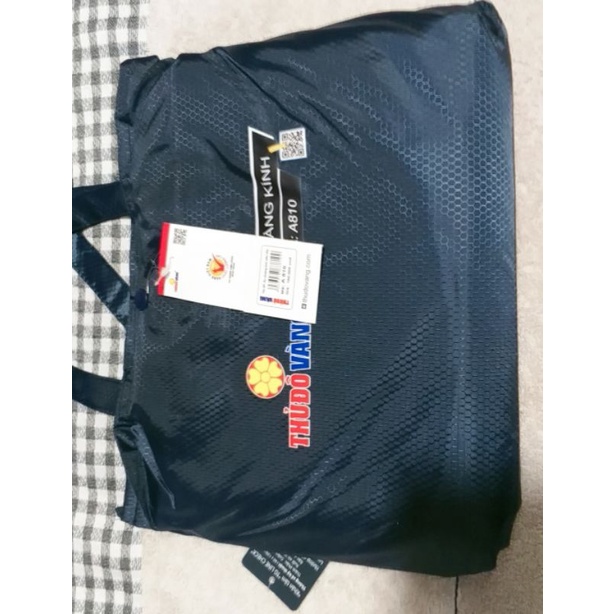 Áo mưa siêu nhẹ một đầu Thủ Đô Vàng - Choàng kính  chính hãng