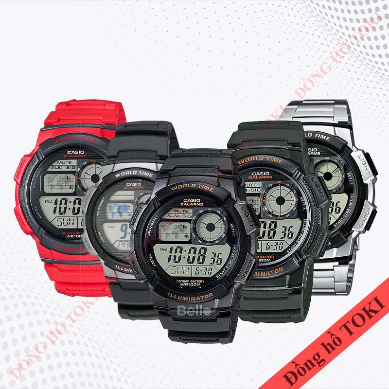 Pin thay cho đồng hồ đeo tay casio AE-1000W, AE-1000WD dây kim loại