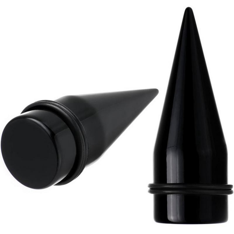 2 dụng cụ nong tai bằng nhựa acrylic