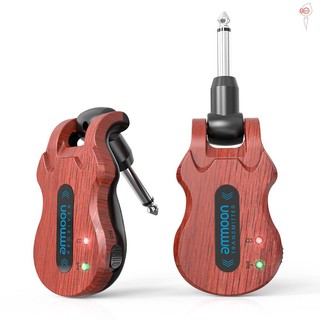 X&S ammoon Wireless Guitar System Audio Digital Guitar Transmitter Receiver Built-in Rechargeable Battery 100 Feet Transmission Range