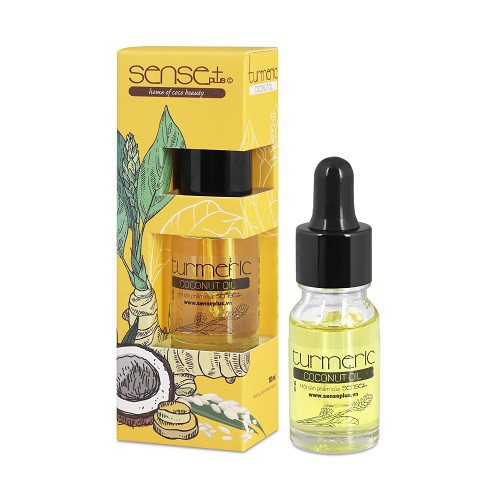 Dầu dừa nghệ trắng da Sense Plus 10ml (MP7235)