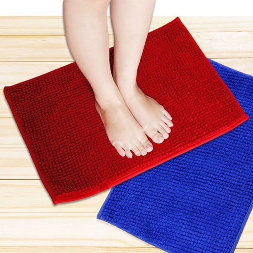 Set 6 thảm chùi chân siêu thấm size 30x50 màu ngẫu nhiên