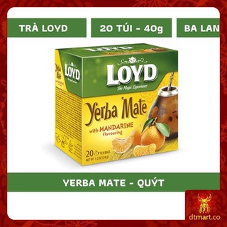 Trà túi lọc loyd 40g yerba mate - mandarine - quýt